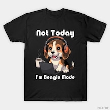 Tarzsokak Bugün Değil Ben Beagle Modunda Komik Sevimli Huysuz Kawaii Köpek Hediye Tişörtü Erkekler Kadı Çok Renkli
