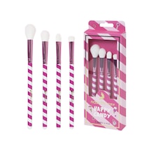 Nascita Happy Candy Pembe Göz Makyaj Fırça Seti 4'lü Nasbrushset108
