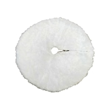 Neşeli Noel Partisi İçin Noel Ağacı Peluş Etek Dekorasyonu Suni Kürk Noel Ağacı Eteği