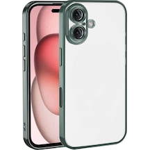 Durukar Apple, Uyumlu iPhone 17 Lensli Silikon - Yeşil