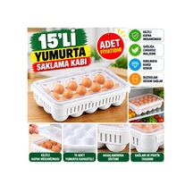 15liyumurta Saklama Kabı Beyaz - Çok Renkli