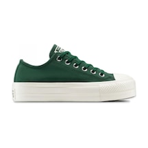Converse A15533c Chuck Taylor All Star Lift Platform Colorful Suede Sneaker Yeşil Unisex A Yeşil