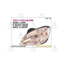 DEPO 2231123LLDEM Ön Far Sol Kia Rio 05-11