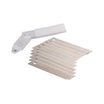 Maket Bıçağı / Falçata Ağzı / Yedeği İnce 9mm - 10 Adet Çr