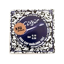 Çöğür 3cgr18 3 Takım Kısa Sap Saz Teli 0.18 Takım Bağlama Teli 004/cbt