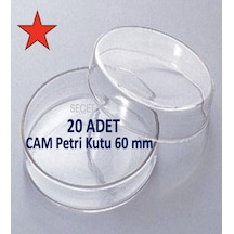 Cam Petri Kabı 60 X 15 Mm Cam Petri Kabı 60mm 20 Adet/pk