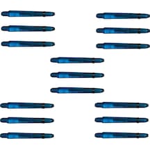 5 Set 15 Adet 48mm Mavi Polikarbon Şeffaf Dart Shaft-şaft.