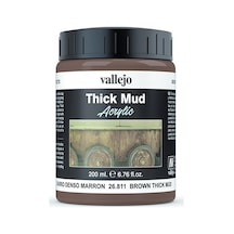 Vallejo 26811 200 Ml. Brown Splash, Çamur Dokusu-54480