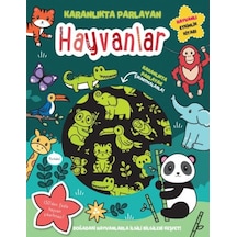 Karanlıkta Parlayan Kitaplar - Hayvanlar Parlayan Çıkartmalar - Qhdh-867108