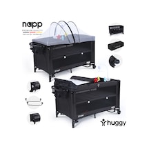 Huggy Napp 6in1 Anne Yanı Park Yatak Oyun Parkı + Yatak 70x120