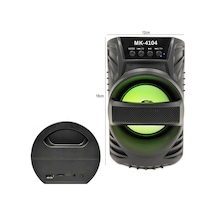 MÜZİK KUTUSU ŞARJLI BT/USB/SD/AUX/FM LEDLİ CMİK MK-4104