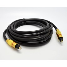 Optik Kablo 5mt Toslink Altın Uçlu