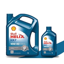 Shell Helix Hx7 10W-40 Sentetik Motor Yağı 4 L + 1 L