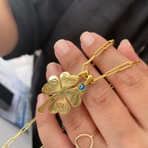 Simurg Jewellery Gümüş Yonca Kolye