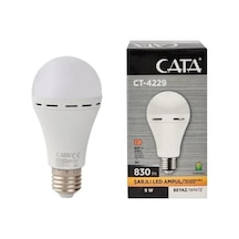 Cata Şarjlı Led Ampul 9 W Beyaz Ct-4229