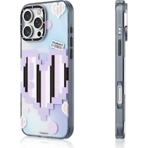 İphone 16 Pro Max Uyumlu Kılıf Magsafe Şarj Özellikli Youngkit Love Serisi Kapak Mor