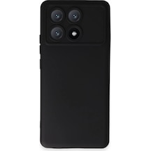 Xiaomi Poco X6 Pro Kılıf Nano İçi Kadife Silikon D8002 Siyah