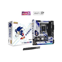 Asrock B760M PG Sonic WIFI Intel B760 7200 MHz (OC) DDR5 Soket 1700 mATX Anakart