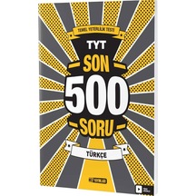 Tyt Türkçe Son 500 Soru Hız Yayınları