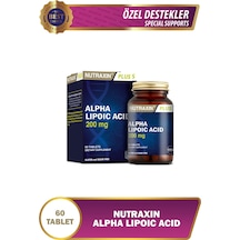 Nutraxin Alpha Lipoic Acid 200mg Takviye Edici Gıda 60 Tablet