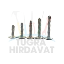 Rysb 3,9x22 Mm 1000 Adet Beyaz Pul Başlı Matkap Uçlu Vida Otomatik Vida
