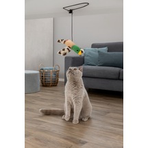 Kedi İpli - Asmalı Peluş Kuş 13 Cm / 175 Cm