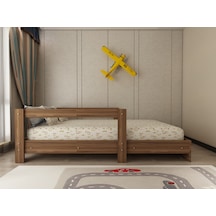 Herseycik Ninnimo Montessori 90X190 Yatak Uyumlu Karyola Y7-2 Ceviz