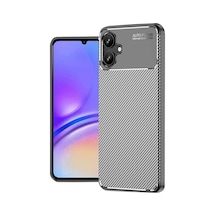 Samsung Galaxy Uyumlu A06 Kılıf Auto Focus Karbon Kapak - Gri Bzsxx00 1