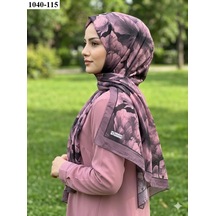 Moonscarfs Moon Scarf Soft Pamuk Şal Gül Kurusu 1040-115 Çok Renkli