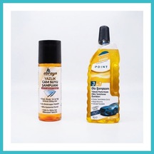 Bezos Cilalı Konsantre Oto Şampuanı 1 Litre Ve Oto Cam Suyu Şampuanı 40 Ml 1 Adet Dfnbez