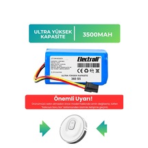 360 S5 Robot Süpürge Bataryası Ultra Yüksek Kapasite 3500mah