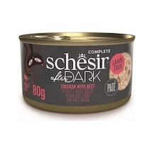 Schesir After Dark Pate Tavuk Etli Ve Sığır Etli Tahılsız Yetişkin Kedi Konservesi 80 Gr