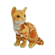 43 Cm Sevimli Peluş Kedi Oyuncak Yumuşacık Ve Dekoratif Peluş Sarı