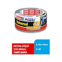 Duct Tamir Bandı, Extra Power Universal, Beyaz, 25m X 50mm