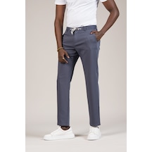 Akçaylar Regular Fit Beli İplikli Ve Lastikli Likralı Pamuklu Yazlık Jogger Pantolon Antrasit