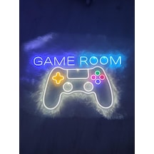 Game Rooom Gamer Playstation Neon Led Tabela 80x50cm