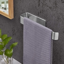 Deltahome Paslanmaz Çelik Havluluk 27cm Uzun - Kendinen Yapışkanlı - Havlu Askısı Model: Stuttgart Diğer