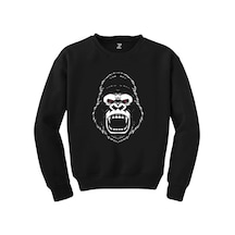 Goril Nervous Siyah Sweatshirt