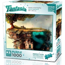 Ks Games 1000 Parça Çatıdaki Piyanı Puzzle - David Fairchild
