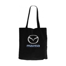 Mazda Logo Siyah Kanvas Bez Çanta Siyah