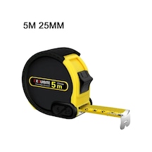 5m 25mm Çelik Mezura Geri Çekilebilir 3m 5m 7.5m 10 Metre Kalınlaşmış Kendinden Kilitlemeli Ağaç İşleme Aleti Hassas Şeffaf Metrik Bant Cetveli