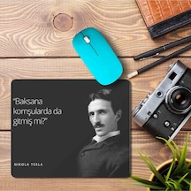 Tesla Elektirk Baksana Komşuda Da Gitmiş Mi Baskılı Mousepad Mouse Pad
