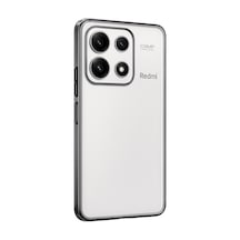 Xiaomi Poco X6 Pro Uyumlu Kılıf Lensli Silikon - Gümüş