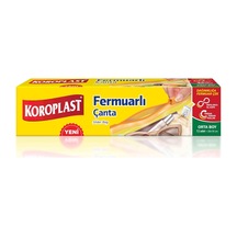 Orta Boy Fermuarlı Saklama Torbası 12'li Set, Kilitli Saklama Torbası 20x18 Cm, Bpa İçermez, Fermuarlı Saklama Poşeti, Kilitli Seyahat Maktaj Çantası, Kalemlik Eşya Düzenleyicisi Organizer Açık Beyaz