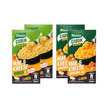 Knorr Mac Cheese Çabuk Makarna 212 Gr Original Ve Ranch 4 Lü Set