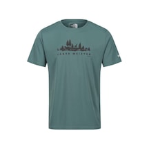 Regatta Rmt271regatta Fingal Slogan Koyu Yeşil Erkek T-shirt 105638