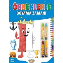 Örneklerle Boyama Zamanı - Mavi Kitap / Kolektif