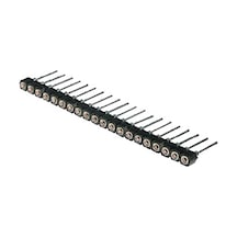 Socket, With Machined Contacts, 1-row Single Row , L 7.43mm, Pitch 2.54mm, Number Of Contacts: 20-17785
