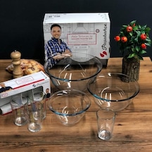 Paşabahçe Arda Türkmen 7 Parça Hazırlık Seti Hazırlık Kasesi & Öl