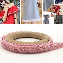 Wg000312 Polyester İpek Kırkayak Şekli Dantel Kemer Dıy Giyim Aksesuarları, Uzunluk: 25m, Genişlik: 1.2cm Pembe Wg000312 Polyester İpek Kırkayak Şekli Dantel Kemer Dıy Giyim Aksesuarları, Uzunluk: 25m, Genişlik: 1.2cm Pembe